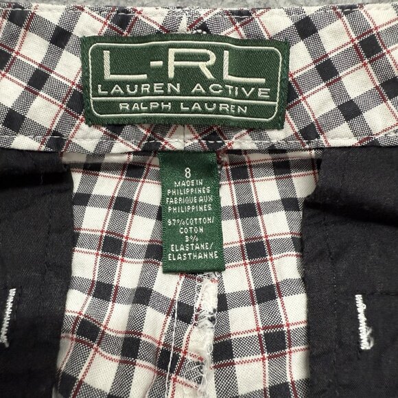 Lauren Active Ralph Lauren Bermuda Shorts Women’s‎ 8 Plaid Preppy Golf Classic - Picture 7 of 11